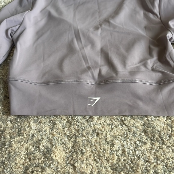 Gymshark cross over long sleeve crop top in lavender slate size small. - Picture 4 of 4